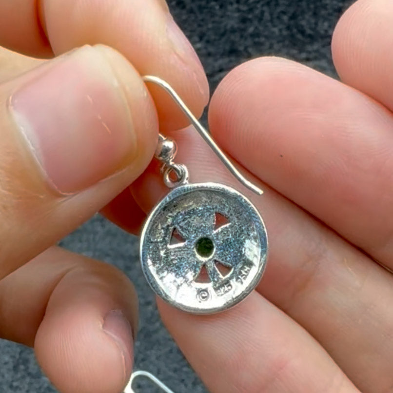 Celtic Knot Shamrock Sterling Silver Earrings TER220