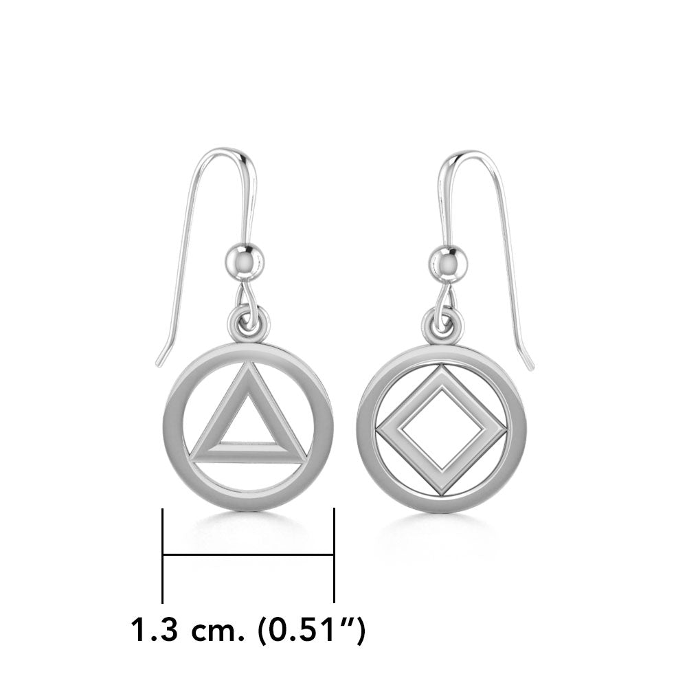 Double Recovery Sterling Silver Earrings TER2224