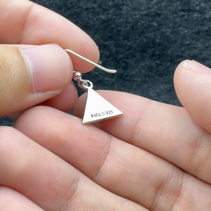 Al-Anon Sterling Silver Earrings with Blue Enamel TER2228