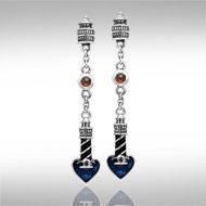 Lighthouse and Heart Silver Earrings TER235