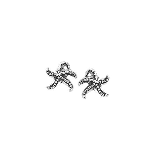 Starfish Sterling Silver Post Earrings TER317