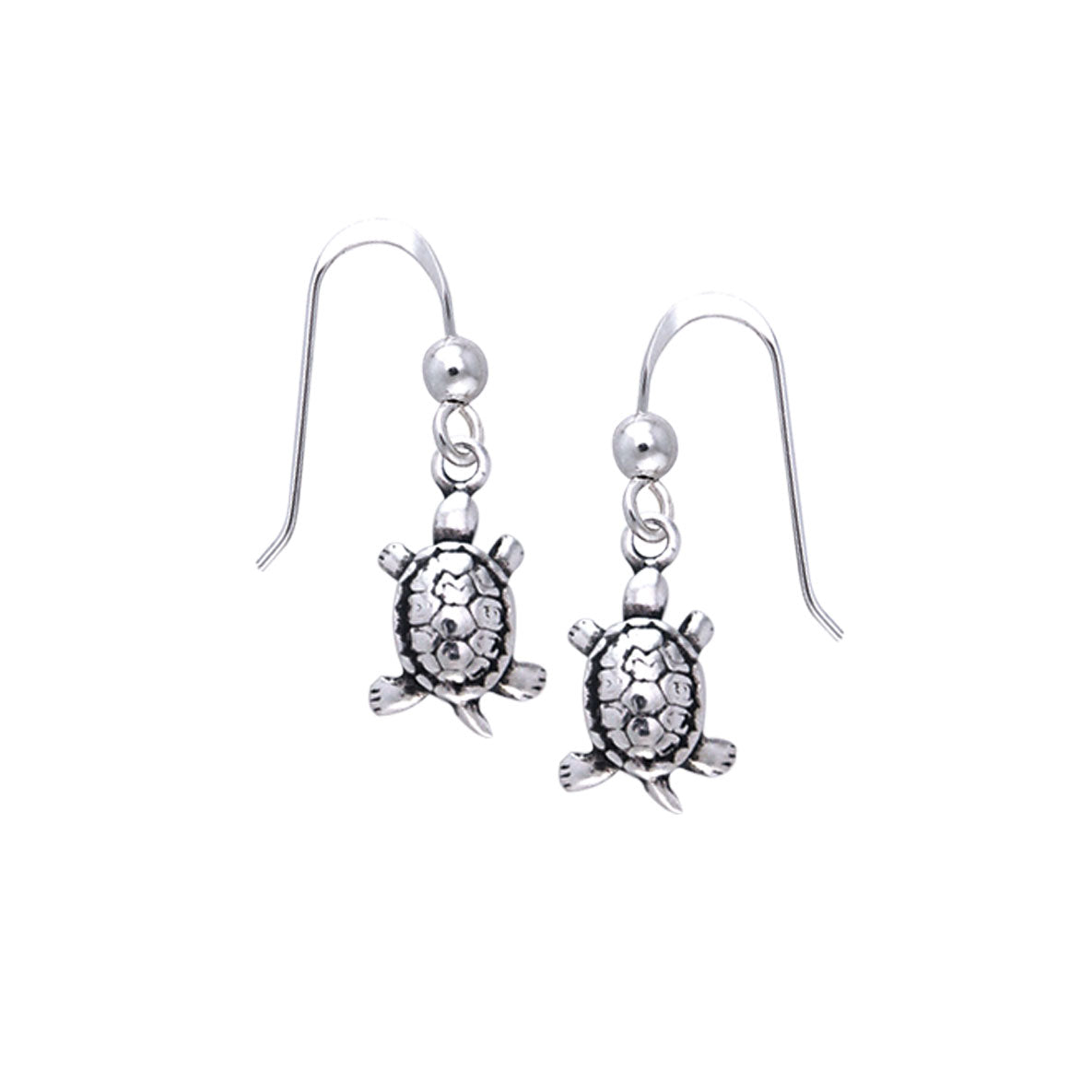 Turtle Sterling Silver Earrings TER343