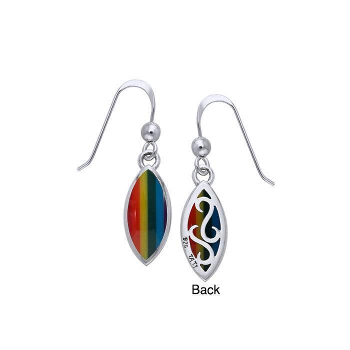 Marquise Cabochon Filigree Earrings TER364