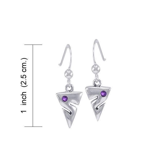 Cave Diving Silver Earrings TER454
