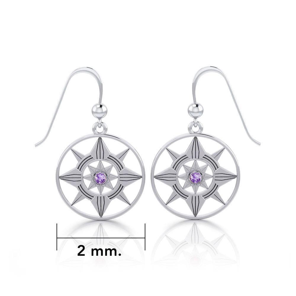 Be A Star Silver Earrings by Sibylle Grummes Unruh TER560