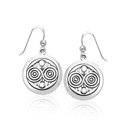 Relationship Mandala Sterling Silver Earrings TER564