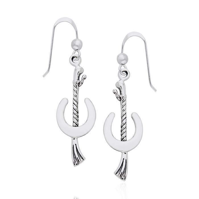 Horseshoe Riding Crop Earrings TER788