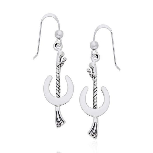 Horseshoe Riding Crop Earrings TER788