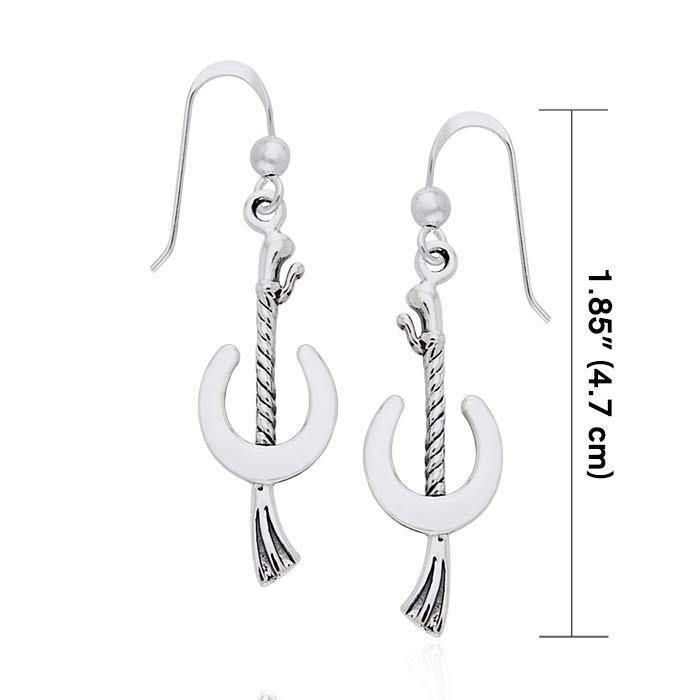 Horseshoe Riding Crop Earrings TER788