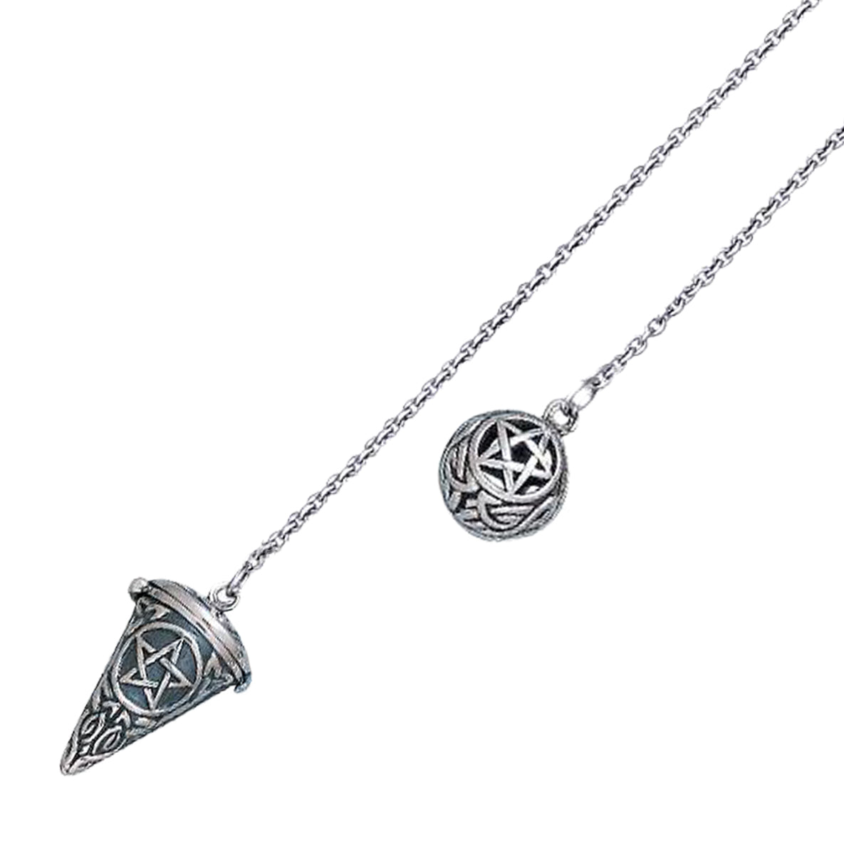Five-Pointed Star Sterling Silver Pendulum TM006
