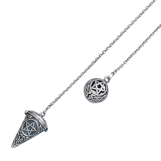 Five-Pointed Star Sterling Silver Pendulum TM006