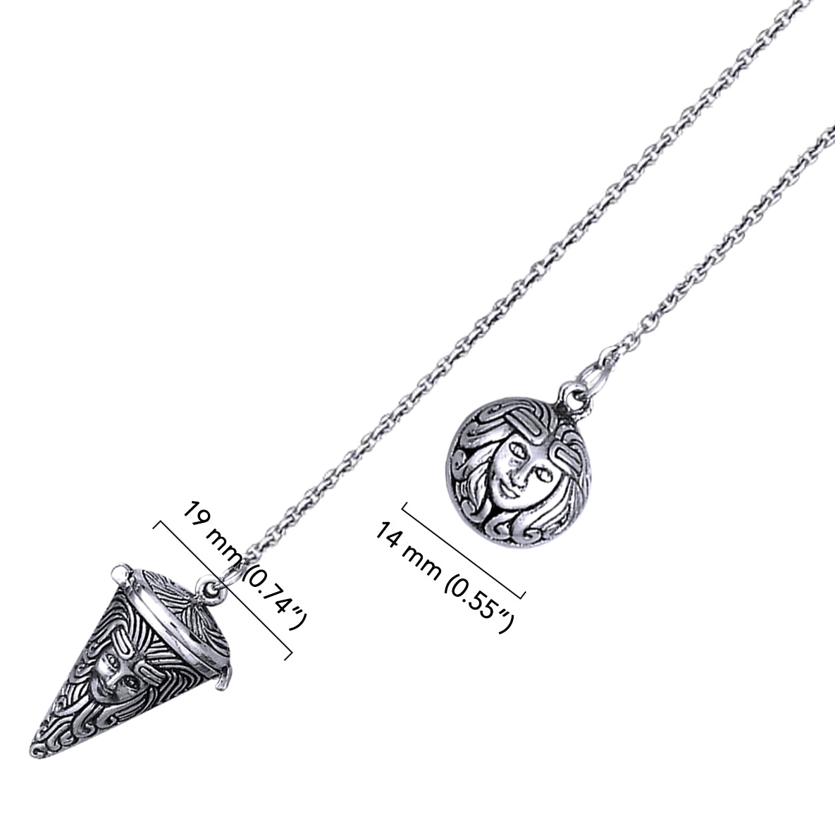 Goddess Sterling Silver Pendulum TM007