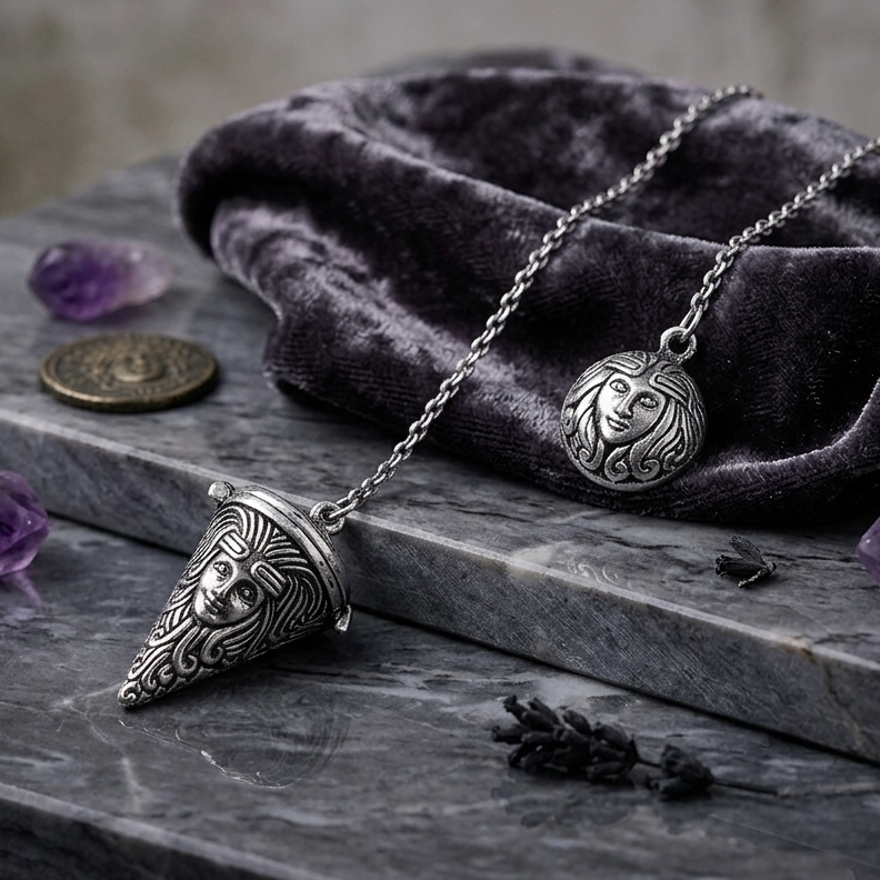 Goddess Sterling Silver Pendulum TM007