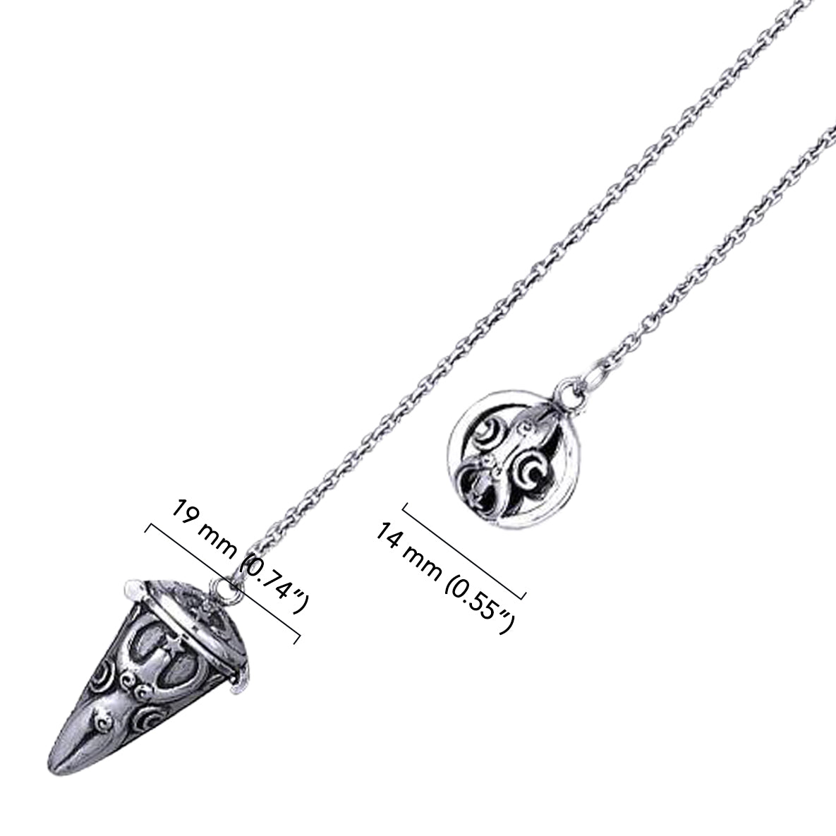Goddess Sterling Silver Pendulum TM012