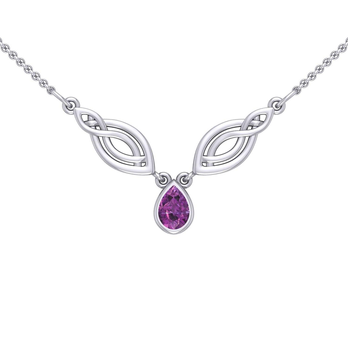 Celtic Knotwork Silver Necklace TN117