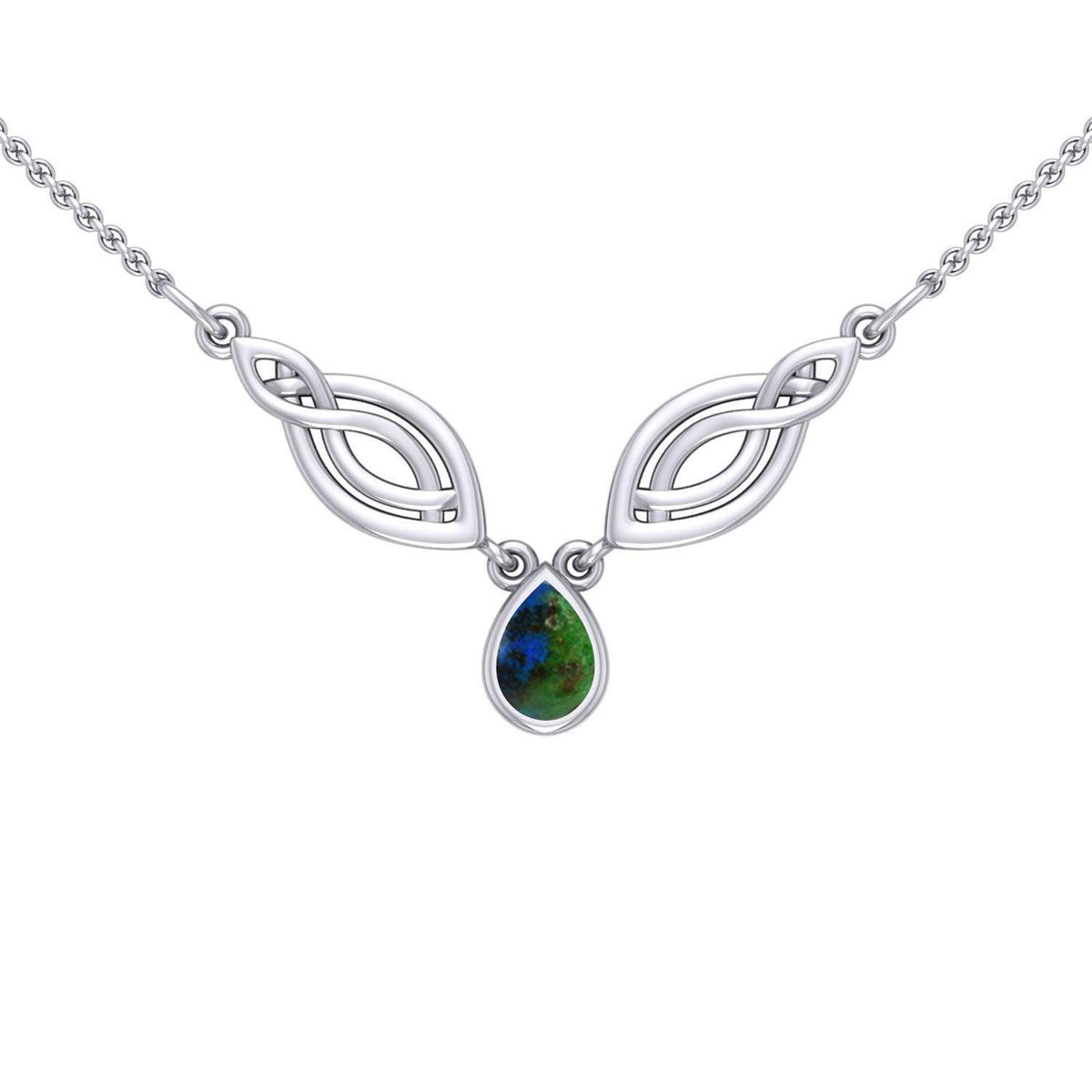 Celtic Knotwork Silver Necklace TN117