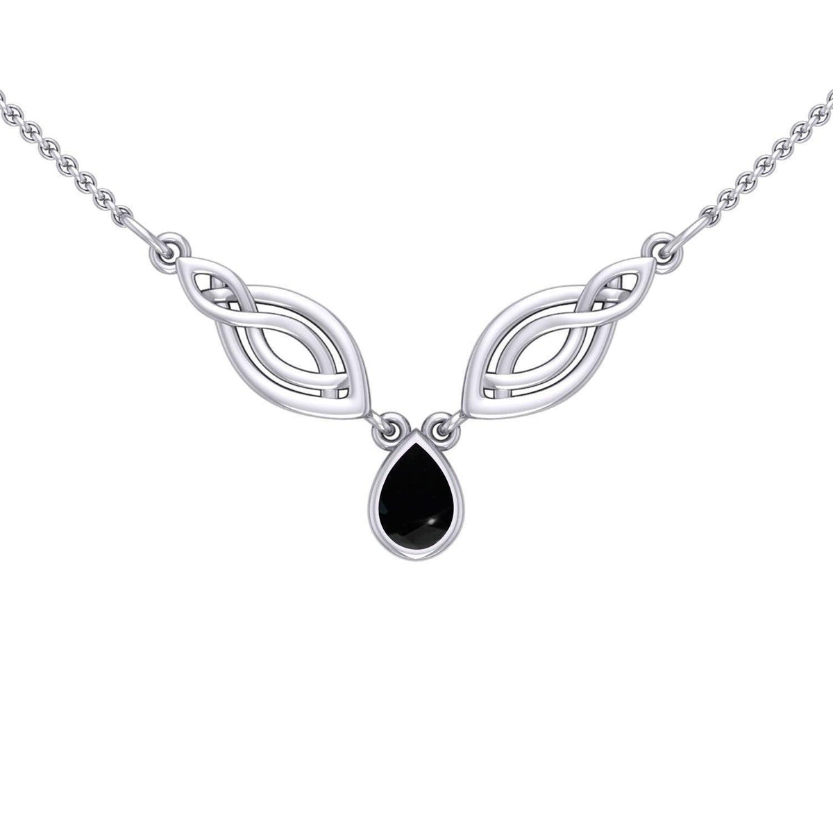 Celtic Knotwork Silver Necklace TN117
