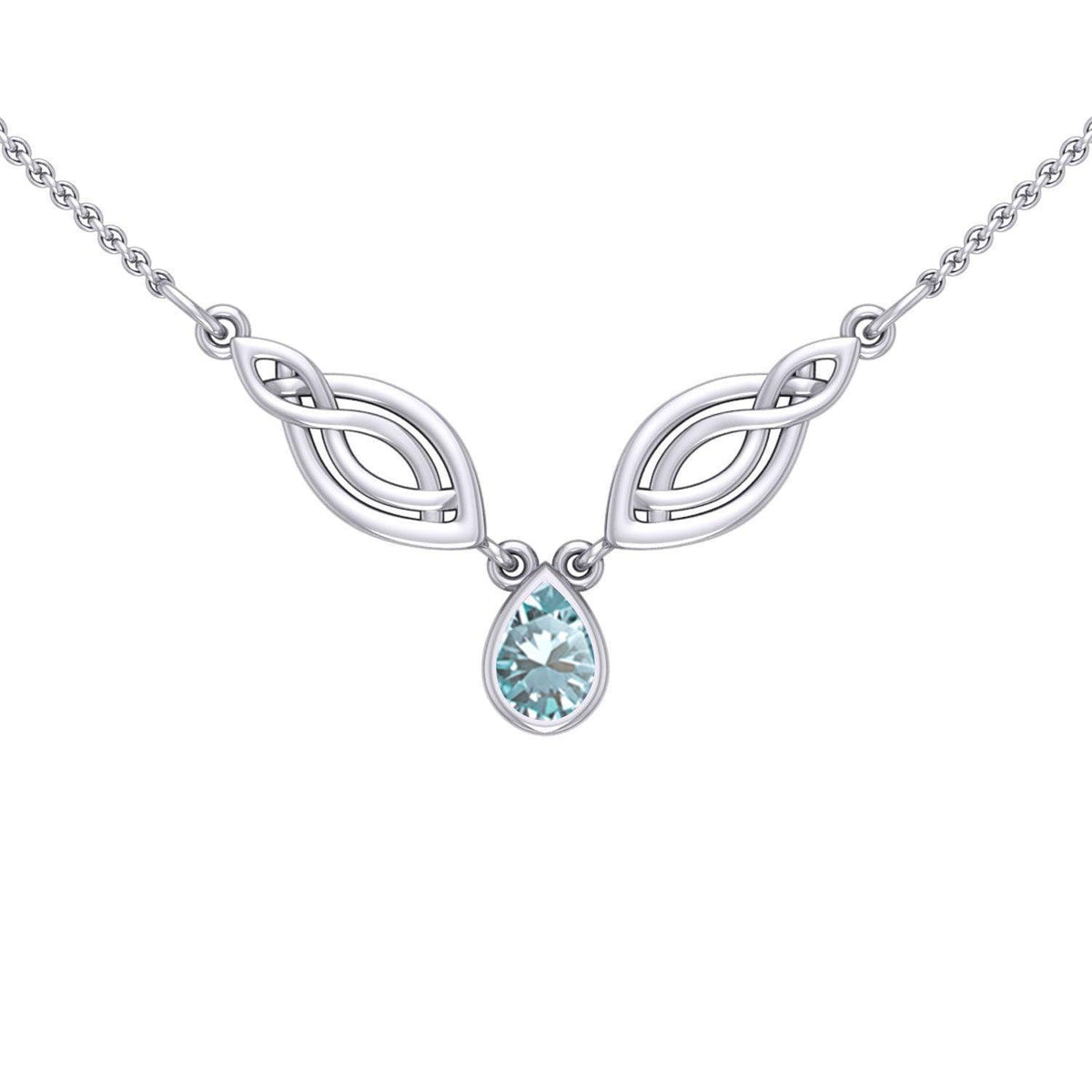 Celtic Knotwork Silver Necklace TN117