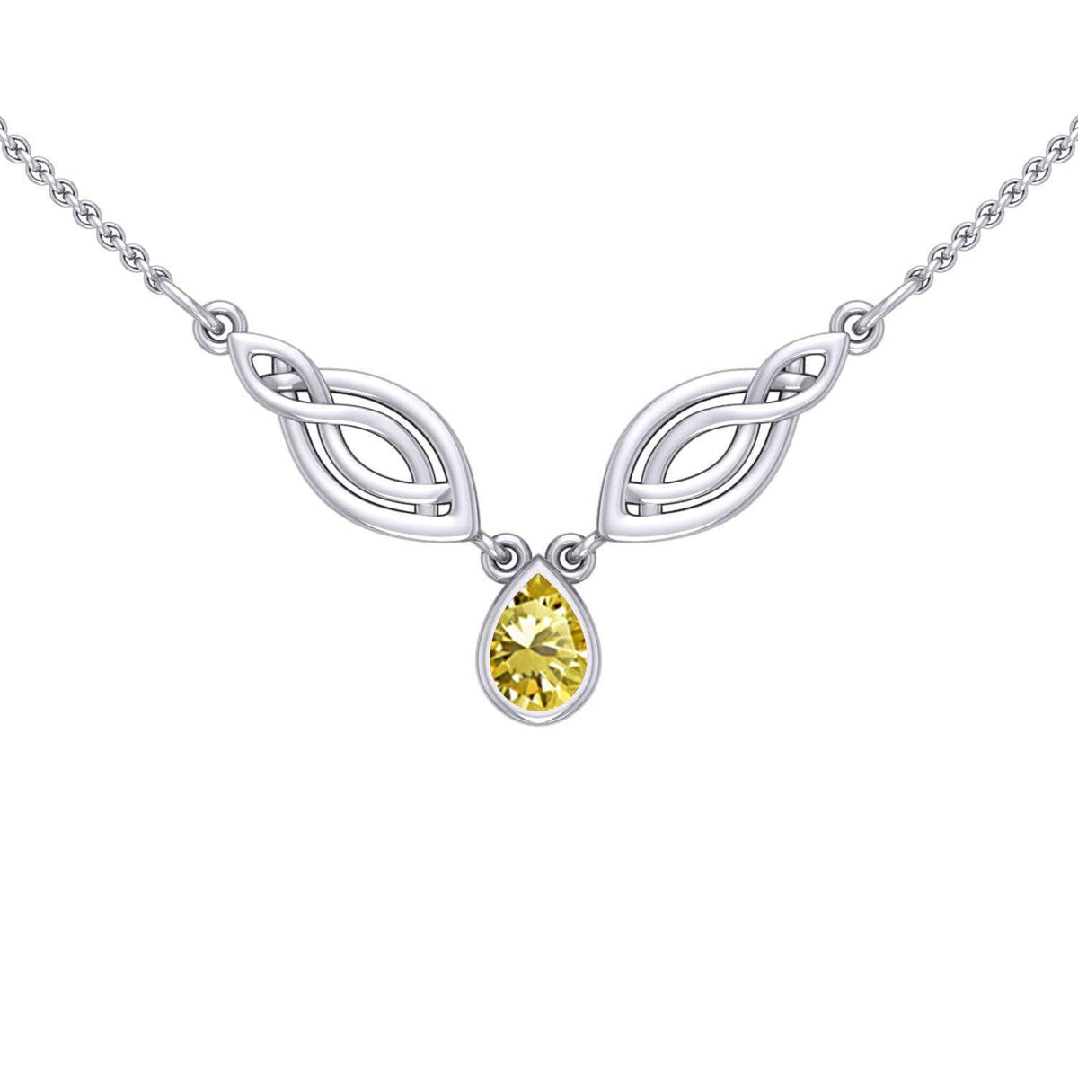 Celtic Knotwork Silver Necklace TN117