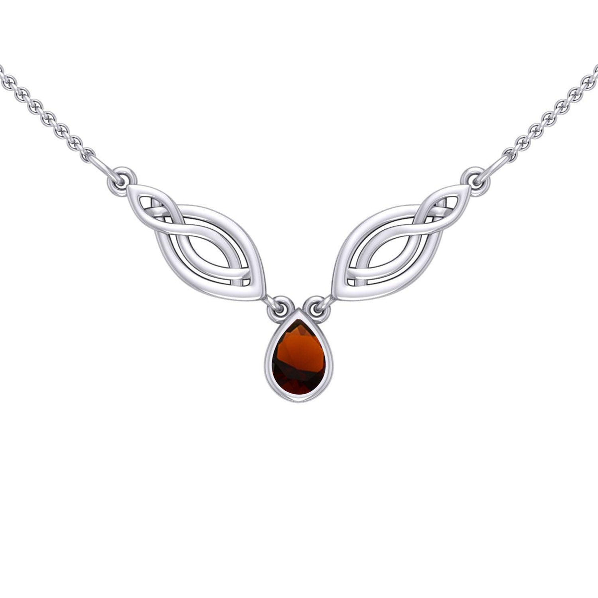 Celtic Knotwork Silver Necklace TN117