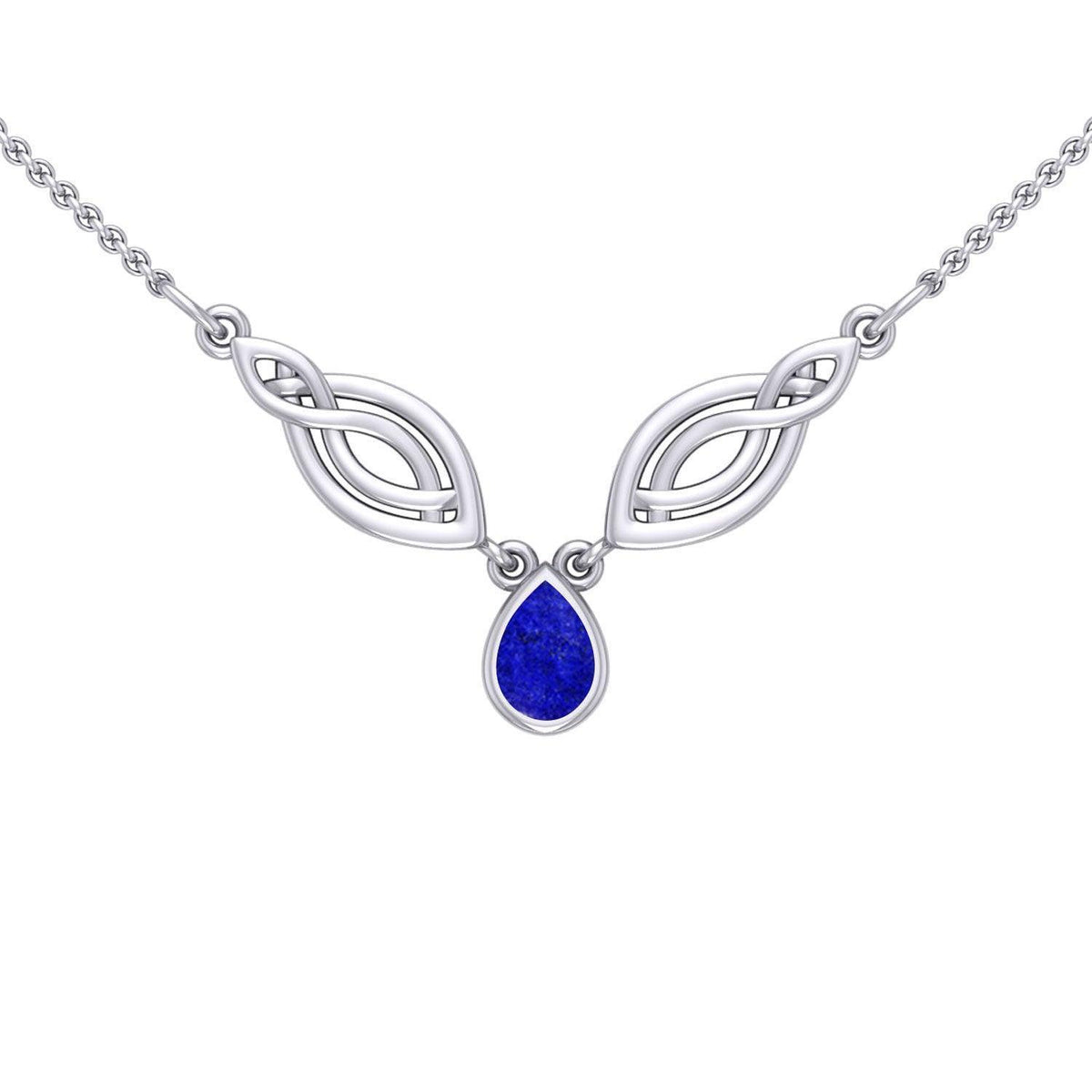 Celtic Knotwork Silver Necklace TN117