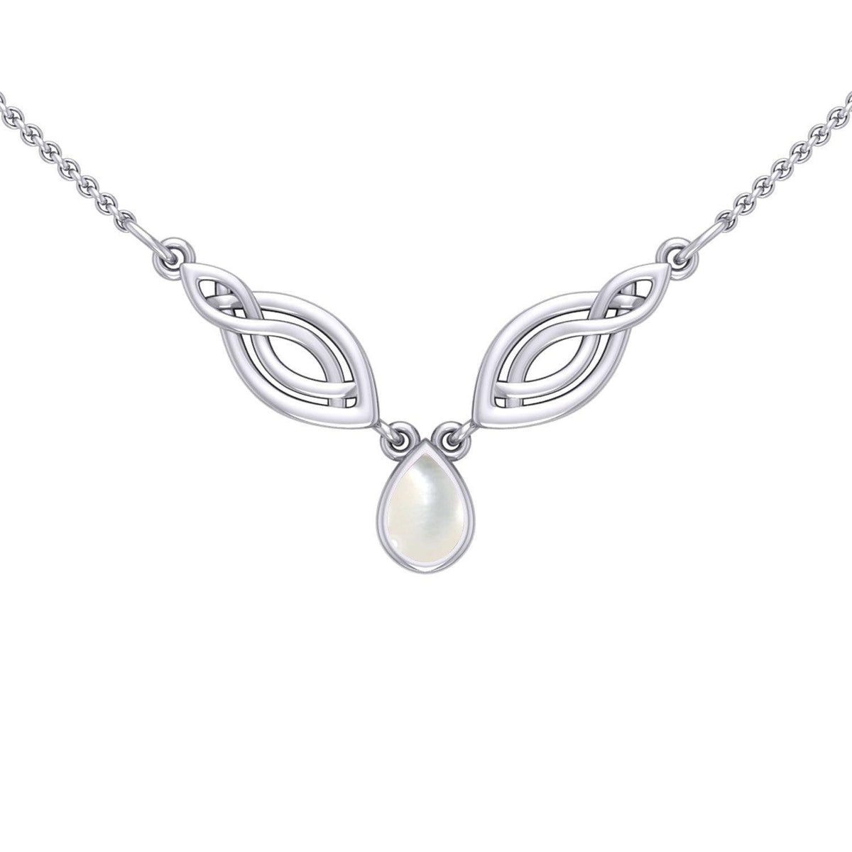 Celtic Knotwork Silver Necklace TN117