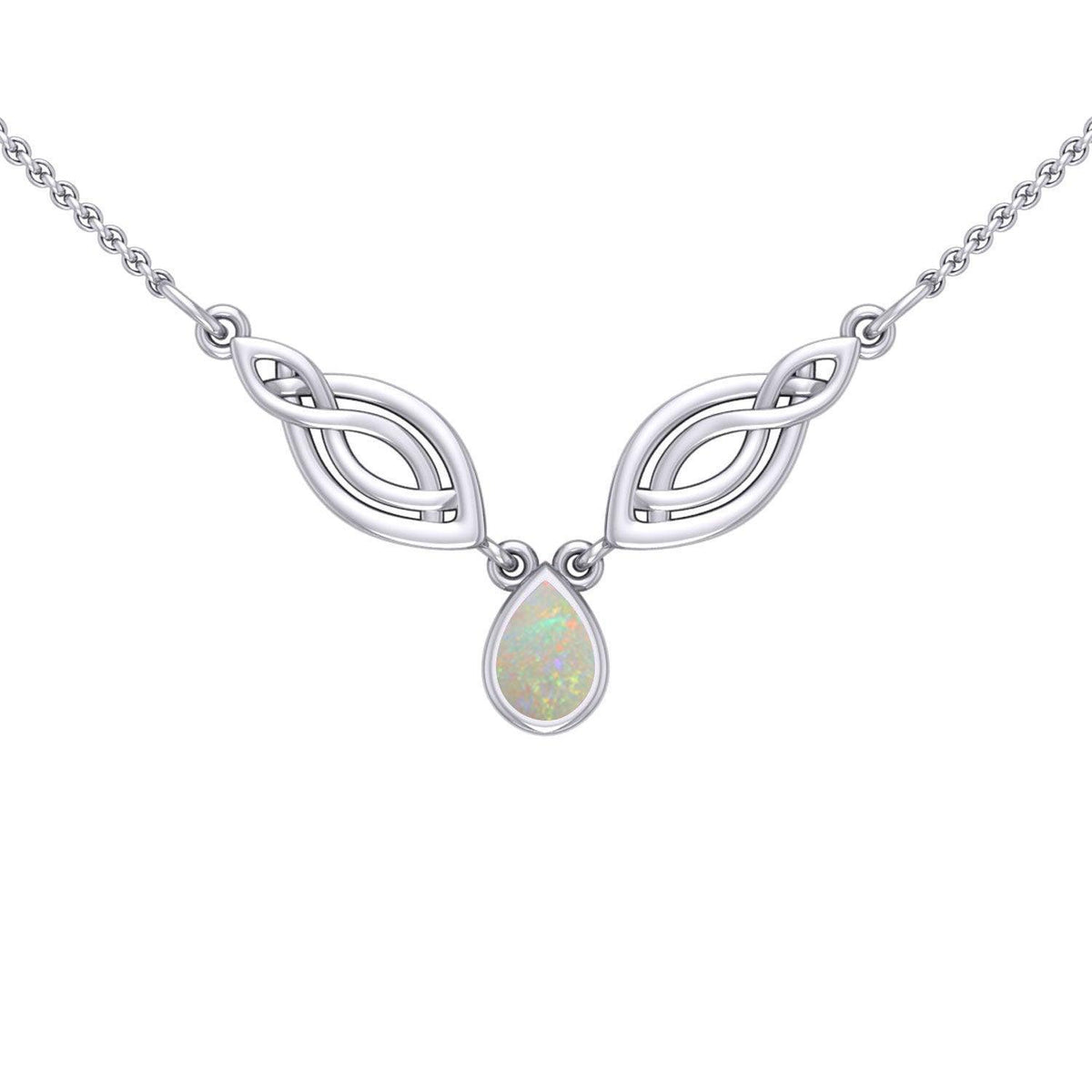 Celtic Knotwork Silver Necklace TN117