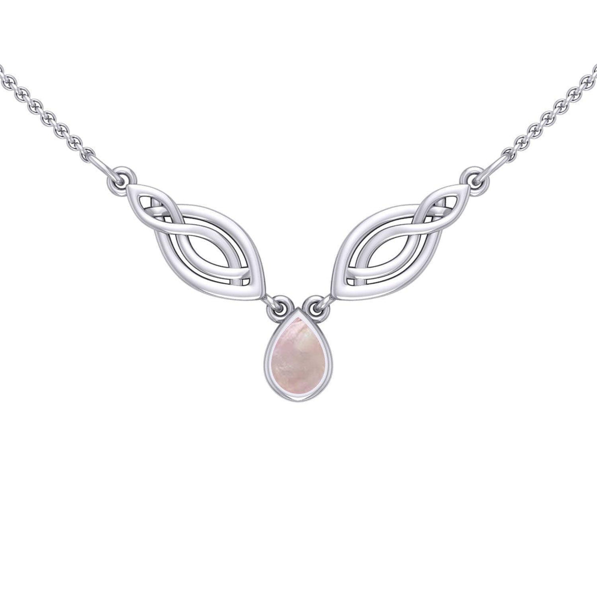 Celtic Knotwork Silver Necklace TN117