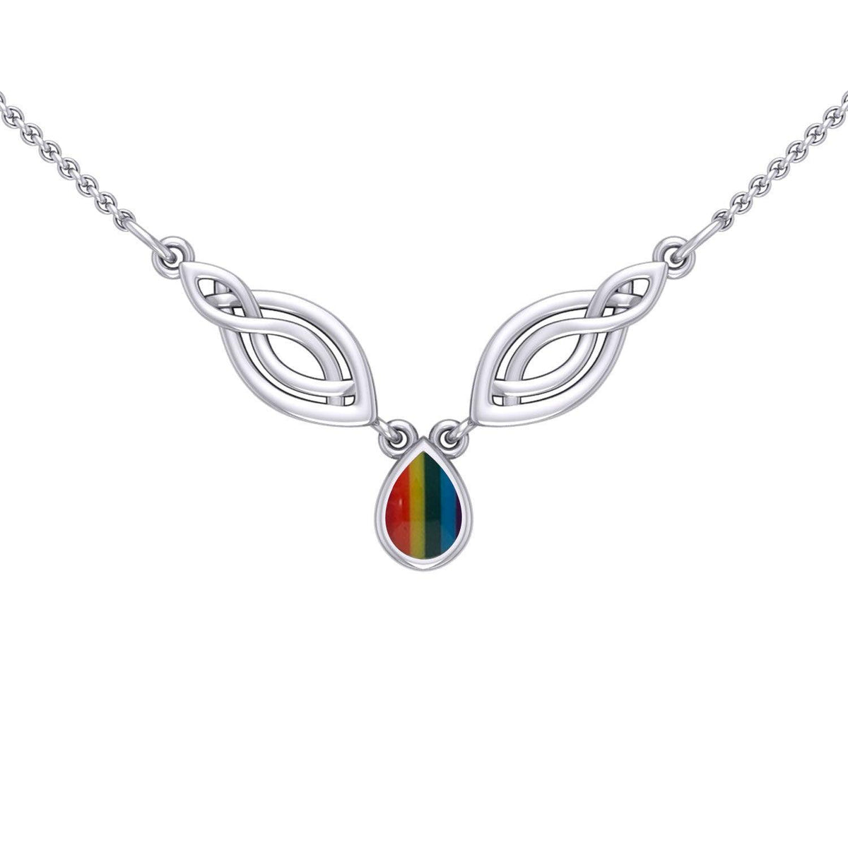 Celtic Knotwork Silver Necklace TN117