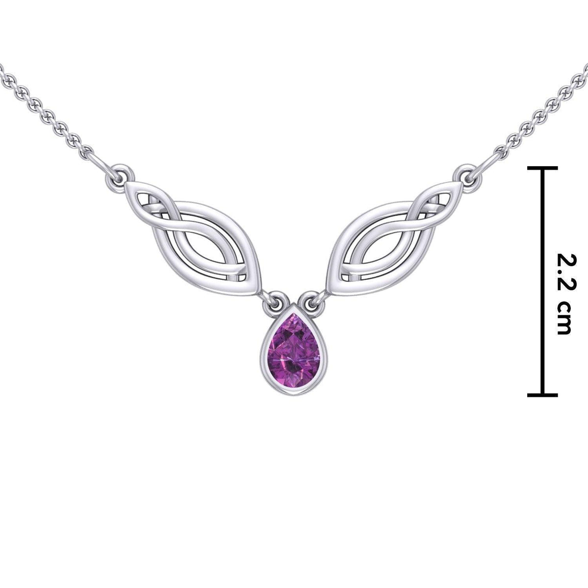 Celtic Knotwork Silver Necklace TN117
