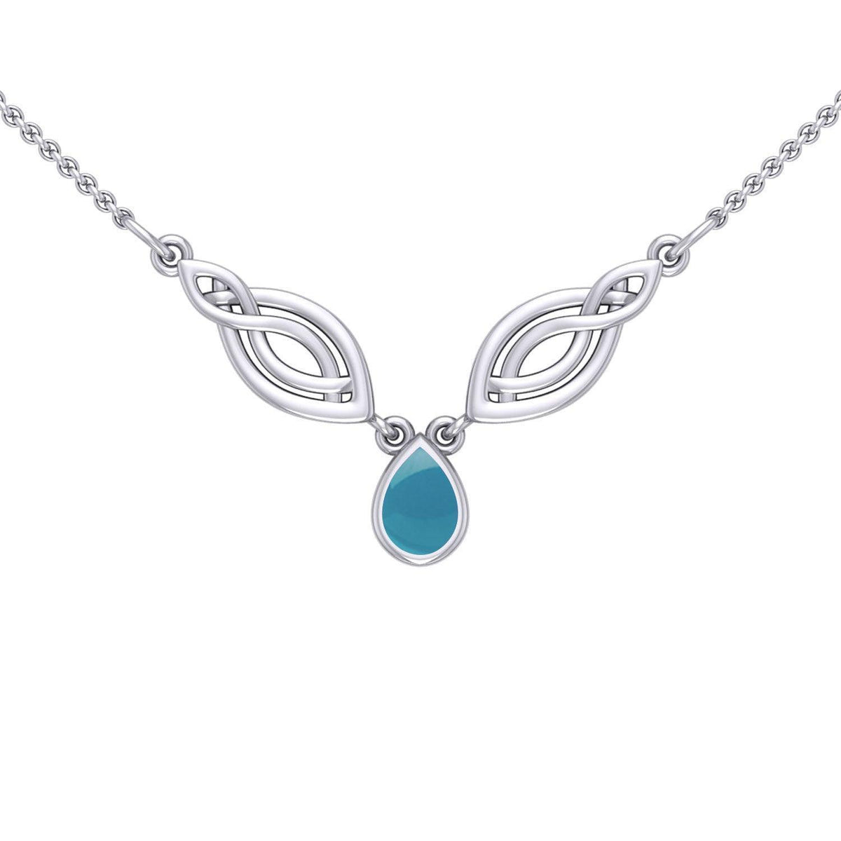 Celtic Knotwork Silver Necklace TN117