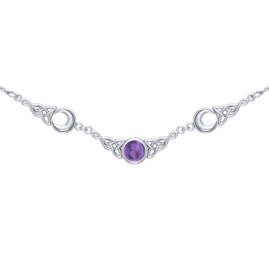 Magick Moon Sterling Silver Necklace TN164