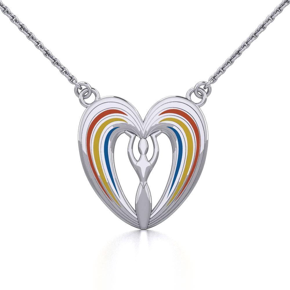 Goddess of Manifestation Silver Necklace TN283
