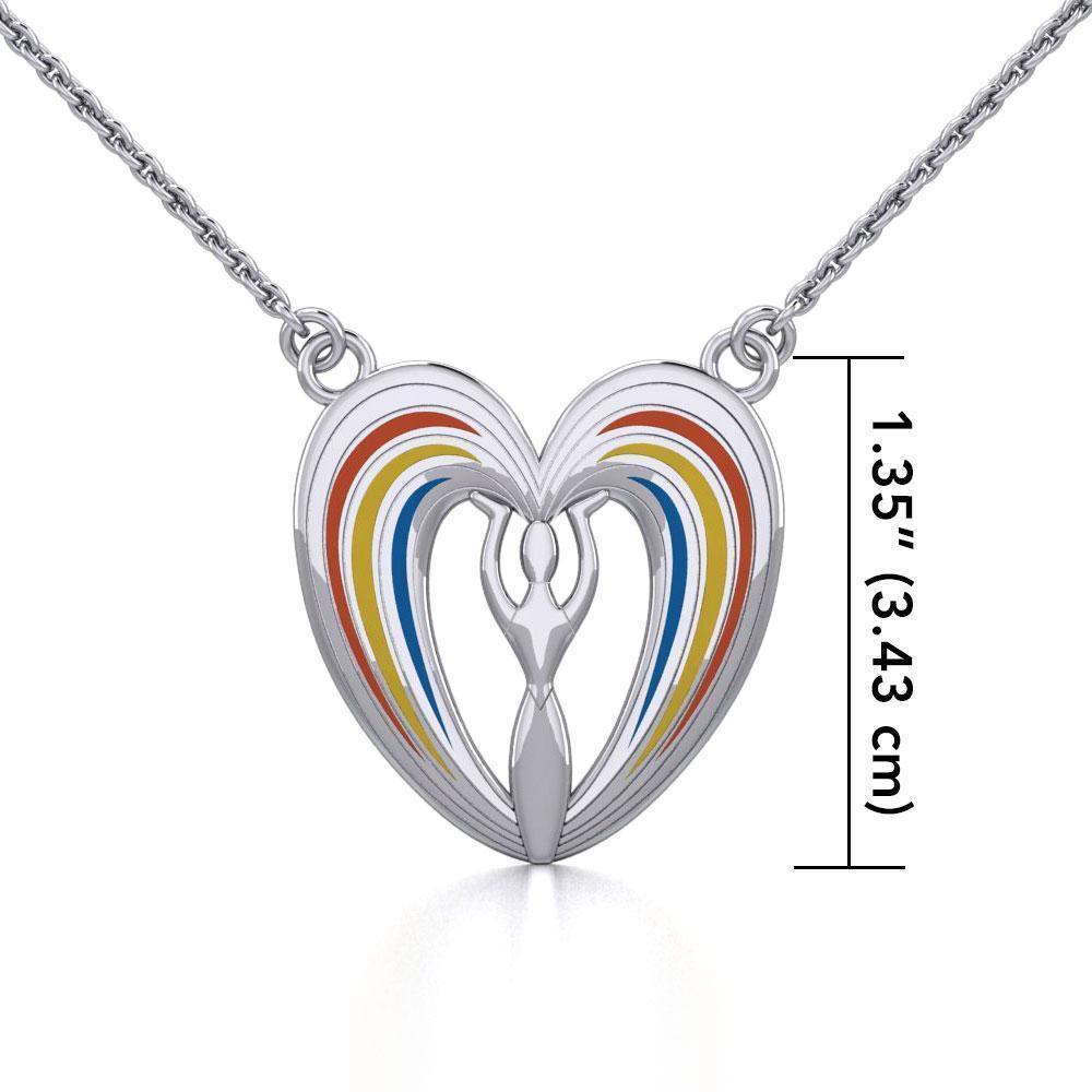 Goddess of Manifestation Silver Necklace TN283