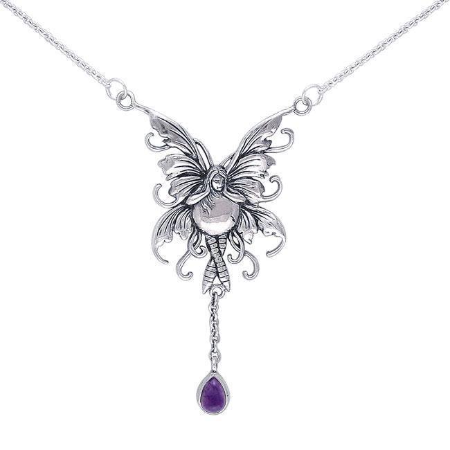 Enchanted by the Bubble Rider Fairy’s beauty ~ Sterling Silver Jewelry Necklace TN300