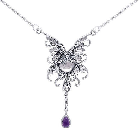 Enchanted by the Bubble Rider Fairy’s beauty ~ Sterling Silver Jewelry Necklace TN300