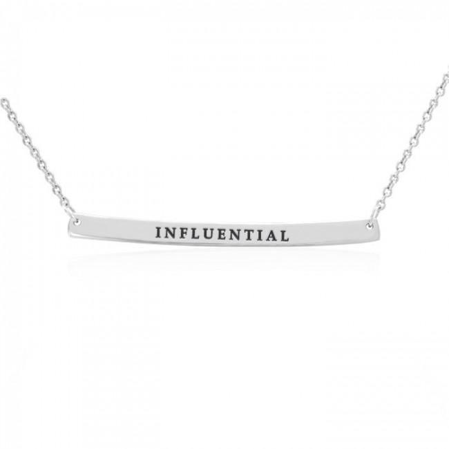 Large Curve Bar Necklace TNC431P