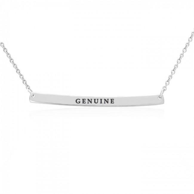 Large Curve Bar Necklace TNC431P