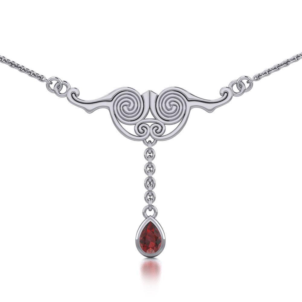 Live the life of endless and limitless ~ Celtic Knotwork Sterling Silver Necklace Jewelry TNC055