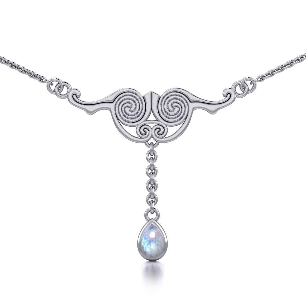 Live the life of endless and limitless ~ Celtic Knotwork Sterling Silver Necklace Jewelry TNC055