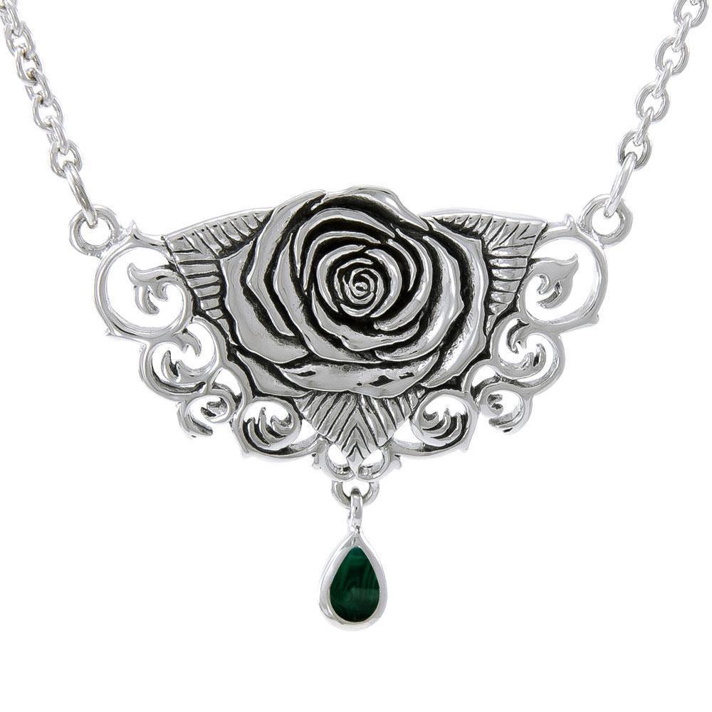 Brigid Ashwood Sacred Rose Silver Necklace TNC061