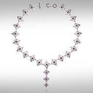 Danu Silver Quaternary Knot Necklace TNC152