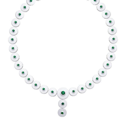 Hail to the highest ~ Sterling Silver Celtic Knotwork Goddess Danu Necklace Jewelry with Gemstones TNC154