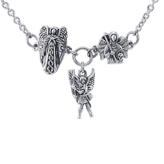 Uriel Michael Gabriel Archangel Silver Necklace TNC384