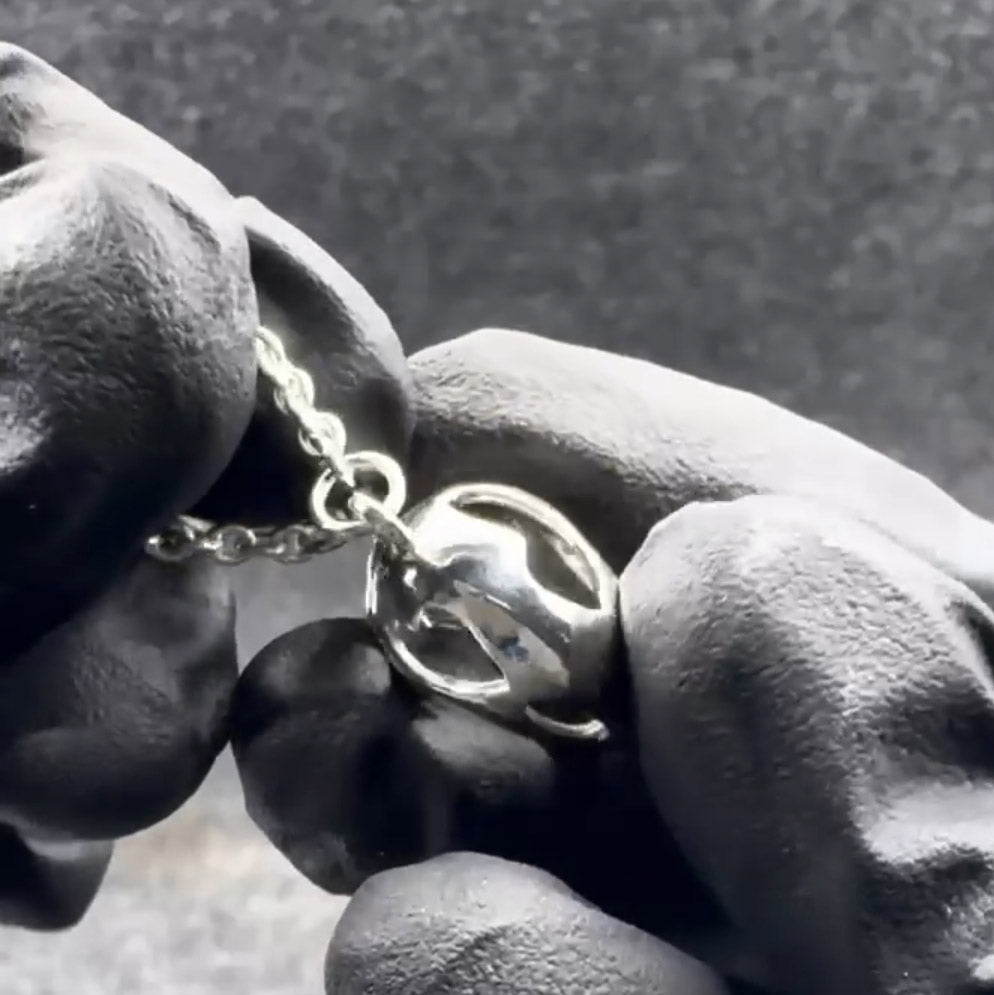 Bold Filigree Heart Sterling Silver Necklace TNC425P