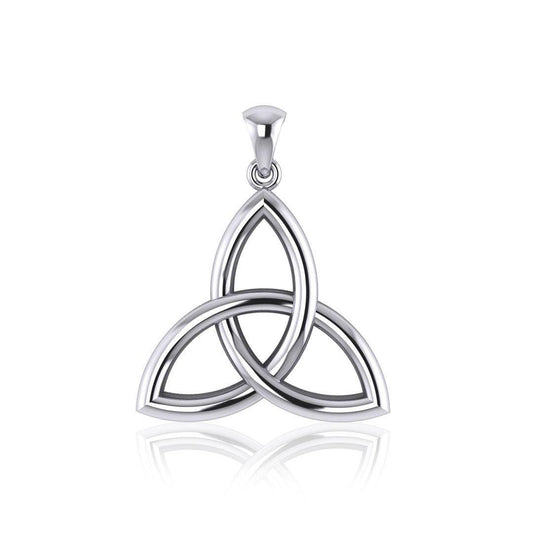 Celtic Triquetra Knot Silver Pendant TP085 - peterstone.dropshipping