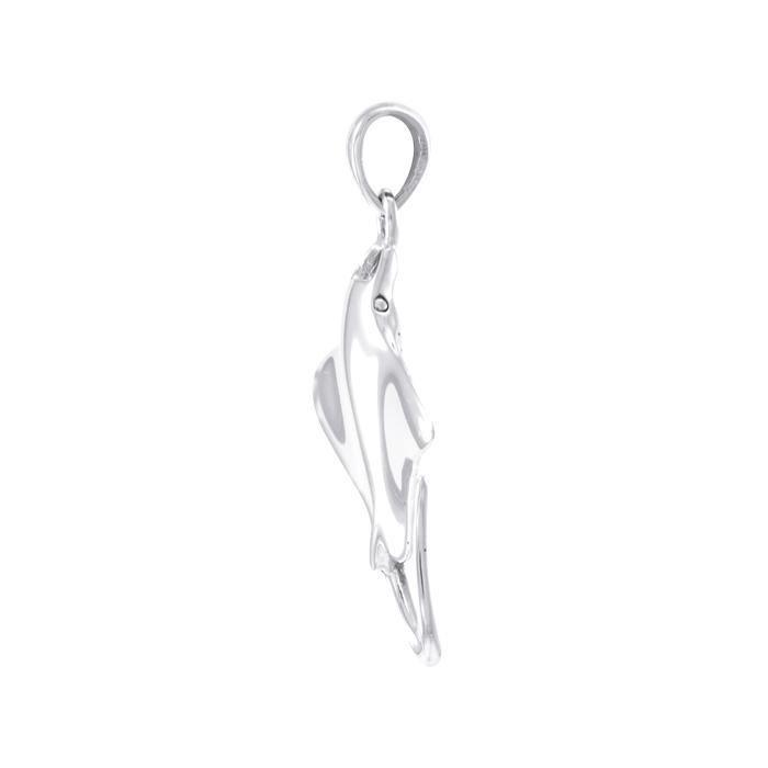 Ocean dreams as wide as the Manta Ray ~ Sterling Silver Pendant TP1004