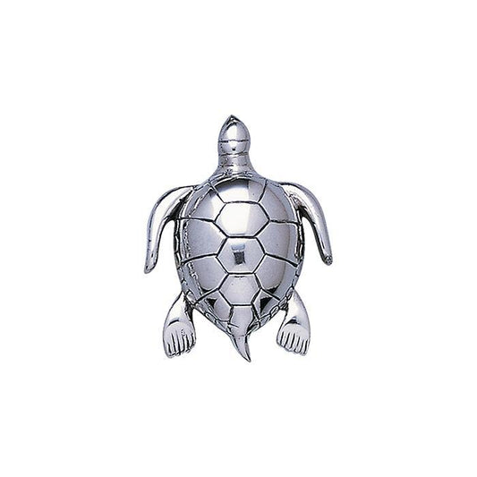 Turtle Sterling Silver Pendant TP1029