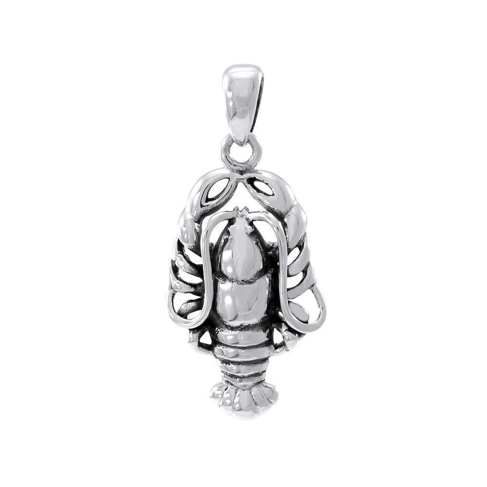 Crawfish Sterling Silver Pendant TP1051