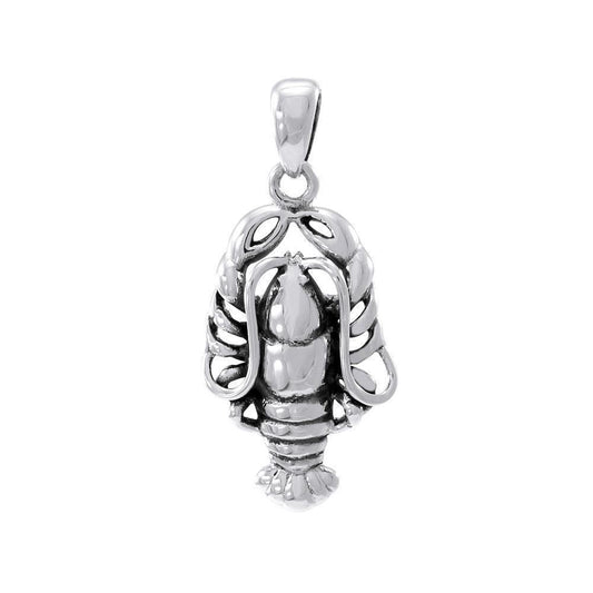 Crawfish Sterling Silver Pendant TP1051